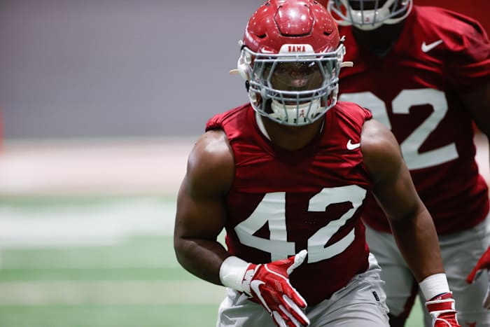 Jaylen Moody, Alabama spring practice, March 19, 2021